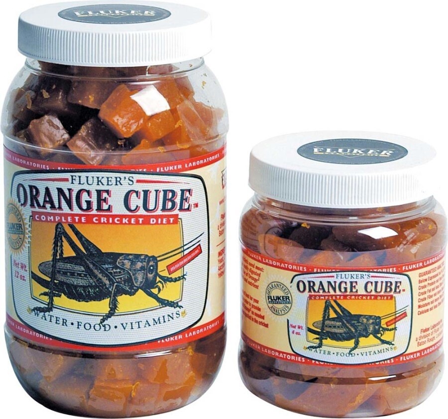 Fluker&#39;s Orange Cube Complete Cricket Diet 1ea/6 oz