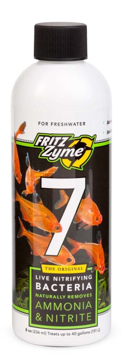 Fritz FritzZyme 7 Freshwater Live Nitrifying Bacteria 1ea/8 fl oz