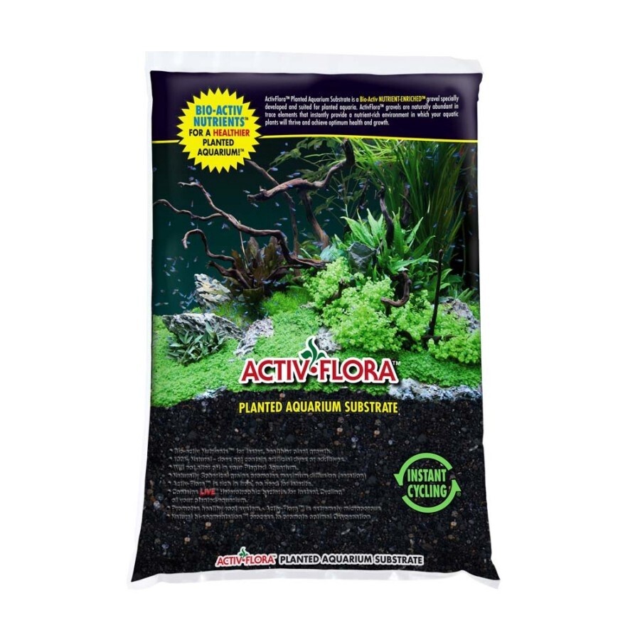 Activ-Flora Floracor Premium Planted Aquarium Gravel Black, 2ea/16 lb