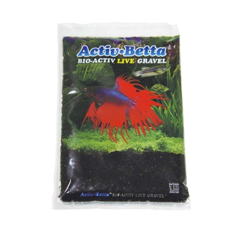 Activ-Betta Bio-Activ Live Betta Gravel Black, 6ea/1 lb