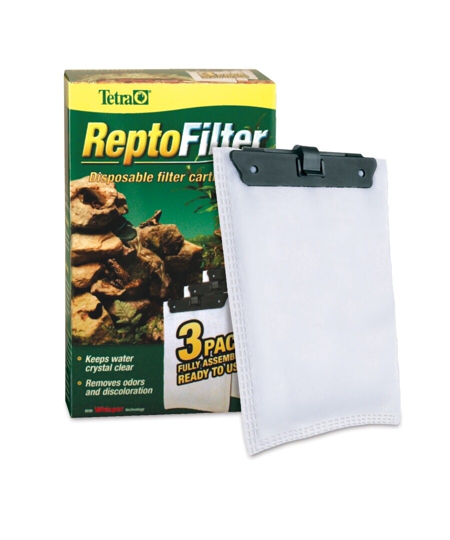 TetraFauna ReptoFilter Disposable Filter Cartridges 1ea/3 pk, MD