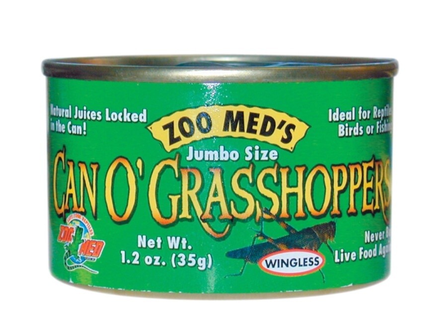 Zoo Med Can O&#39; Grasshoppers Reptile Wet Food 1ea/1.2 oz