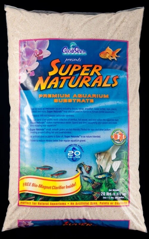 CaribSea Super Naturals Crystal River Aquarium Sand 2ea/20 lb