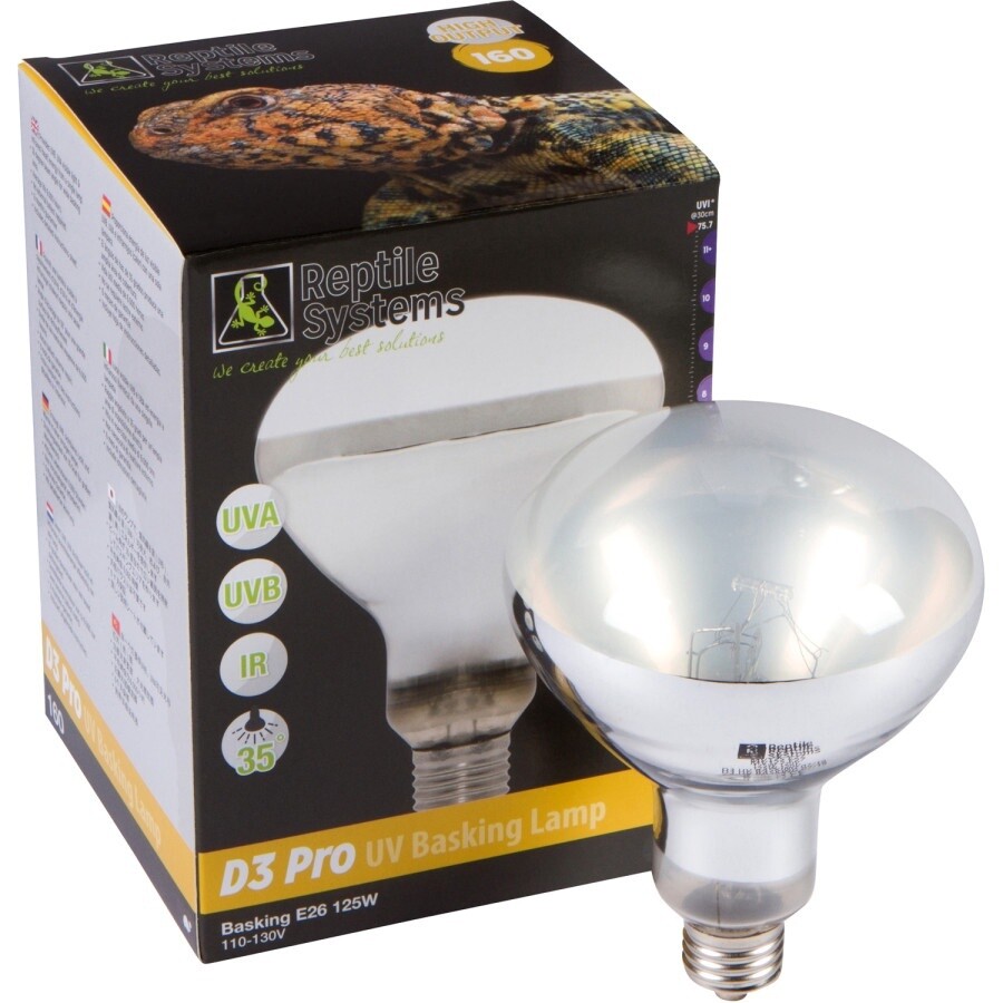 Reptile Systems Mercury Vapor D3 UV Basking Lamp