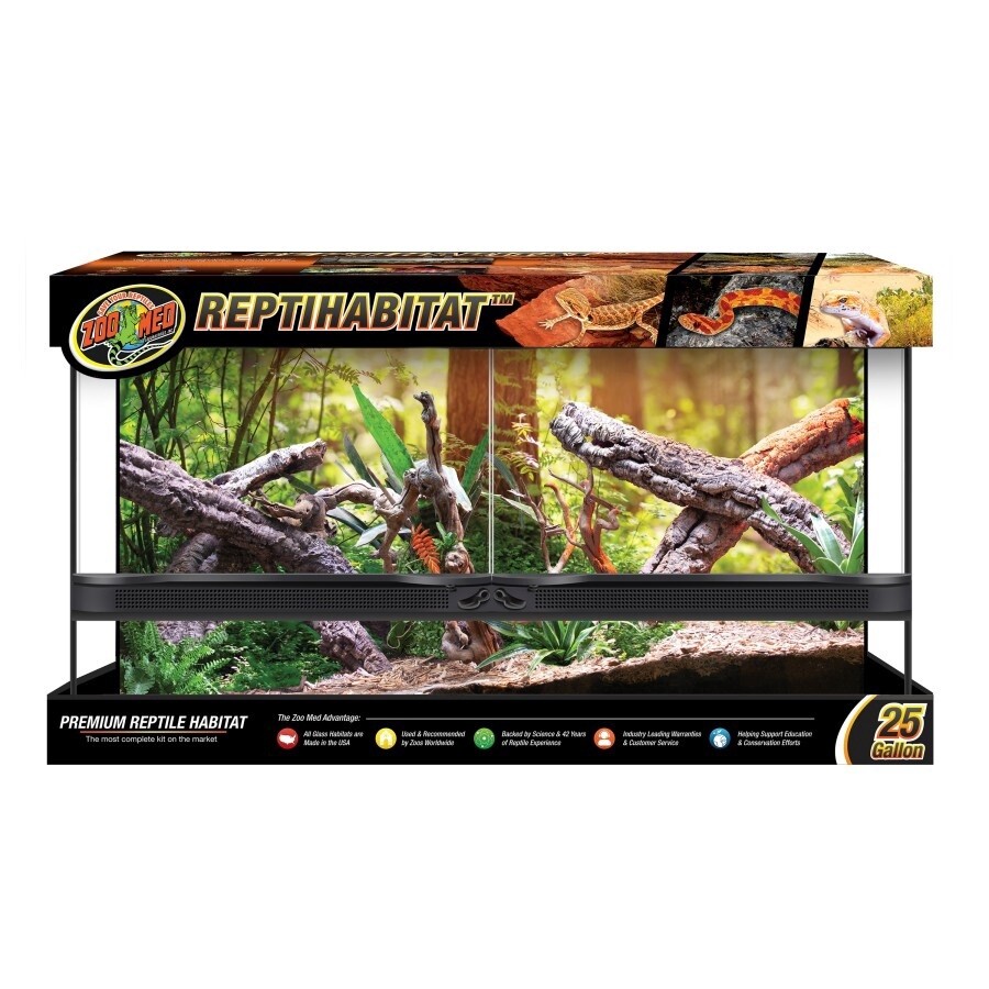 Zoo Med Naturalistic Terrarium with Double Doors 1ea/30In X 12In X 16 in