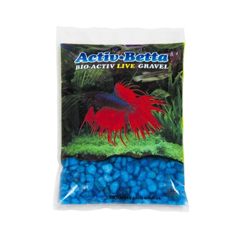 Activ-Betta Bio-Activ Live Betta Gravel Blue, 6ea/1 lb