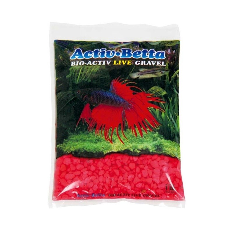 Activ-Betta Bio-Activ Live Betta Gravel Pink, 6ea/1 lb