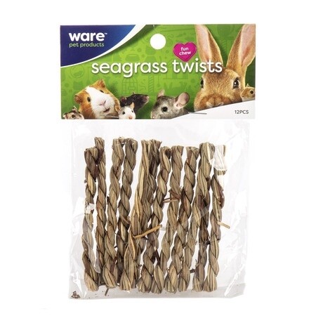Ware Chew Treat Seagrass Twists 12 Pc
