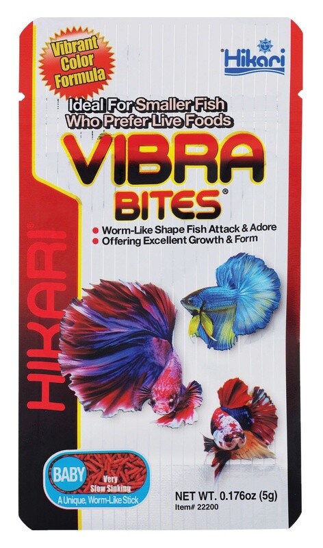 Hikari USA Vibra Bites Betta Fish Food Baby 1ea/0.18 oz