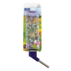 Lixit Clear Water Bottle for Small Animals Clear, Green, 1ea/8 oz
