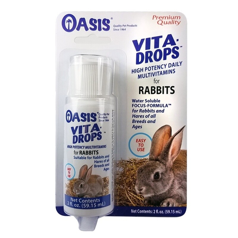 Oasis Vita-Drops High Potential Daily Multivitamin for Rabbits