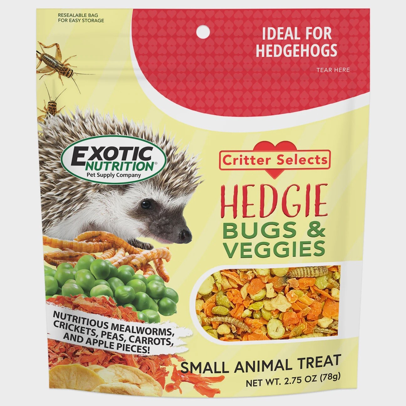 Hedgie bugs &amp; veggies