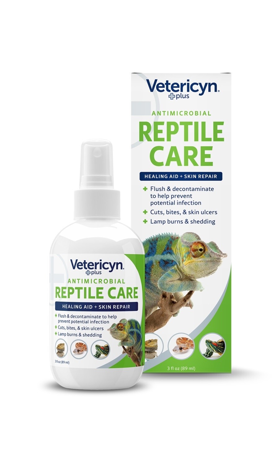 Vetericyn Plus Antimicrobial Reptile Wound and Skin Care 1ea/3 fl oz