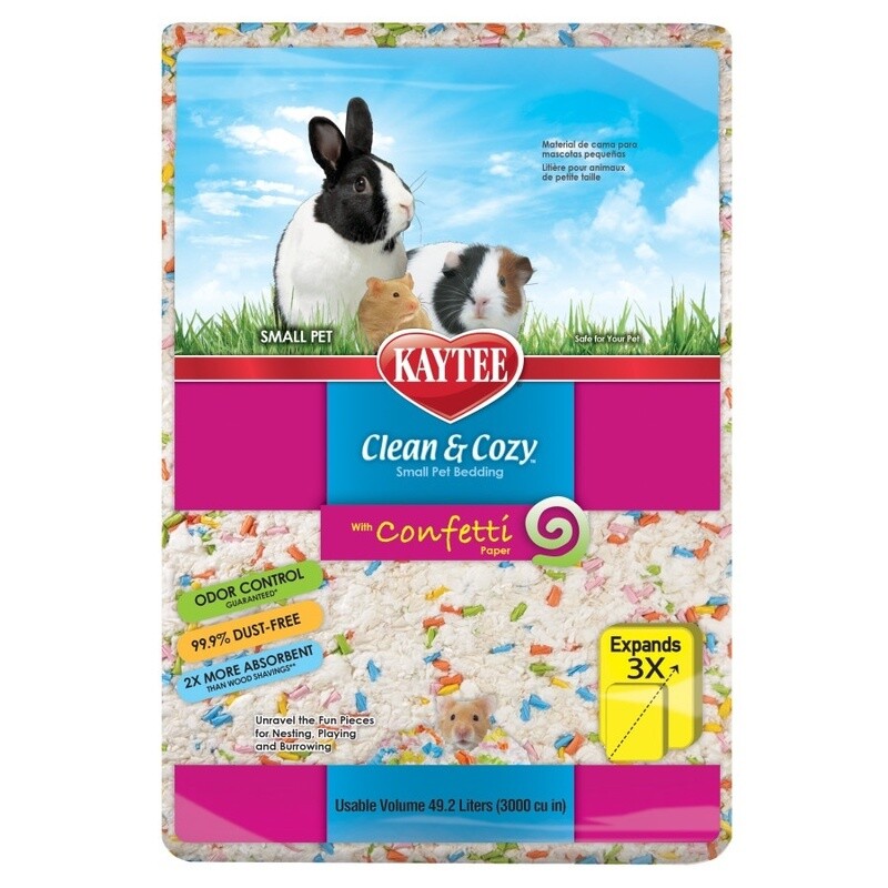 Kaytee Clean &amp; Cozy Confetti Bedding 1ea/49.2 l