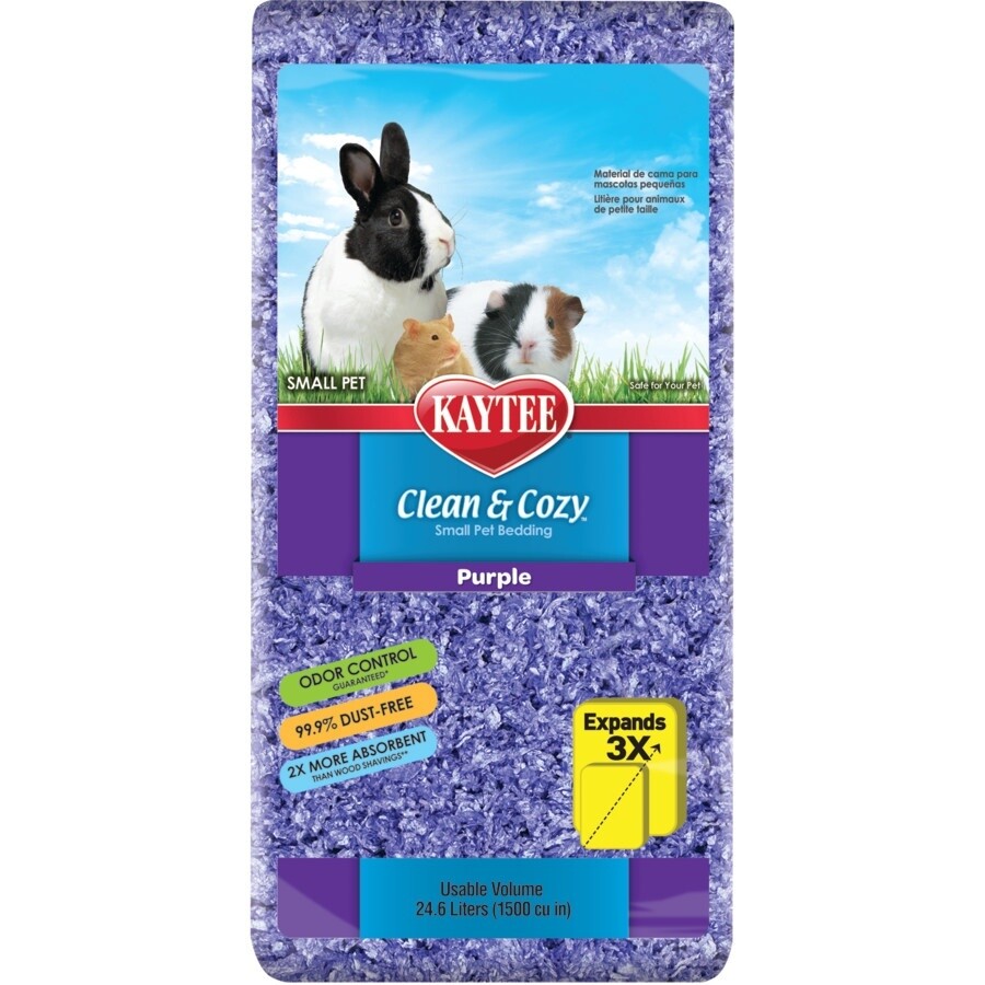 Kaytee Clean &amp; Cozy Purple Purple, 1ea/24.6 l