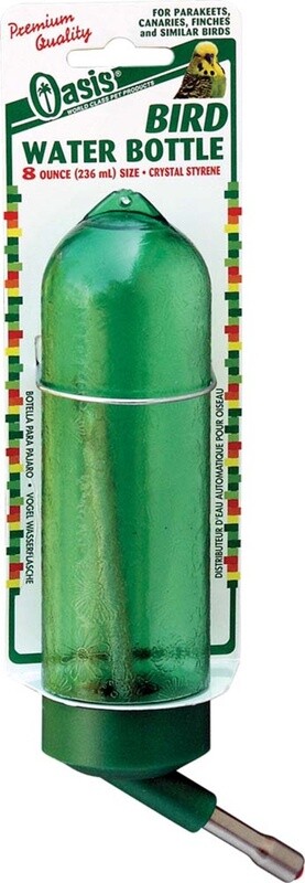 Oasis Bird Water Bottle Green, 1ea/8 oz