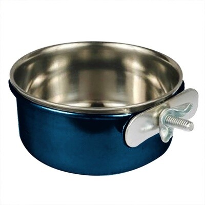 A &amp; E Cages Coop Cup with Ring &amp; Bolt Blue, 1ea/10 oz