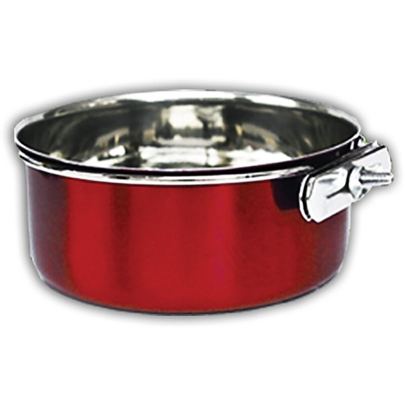 A &amp; E Cages Coop Cup with Ring &amp; Bolt Red, 1ea/10 oz