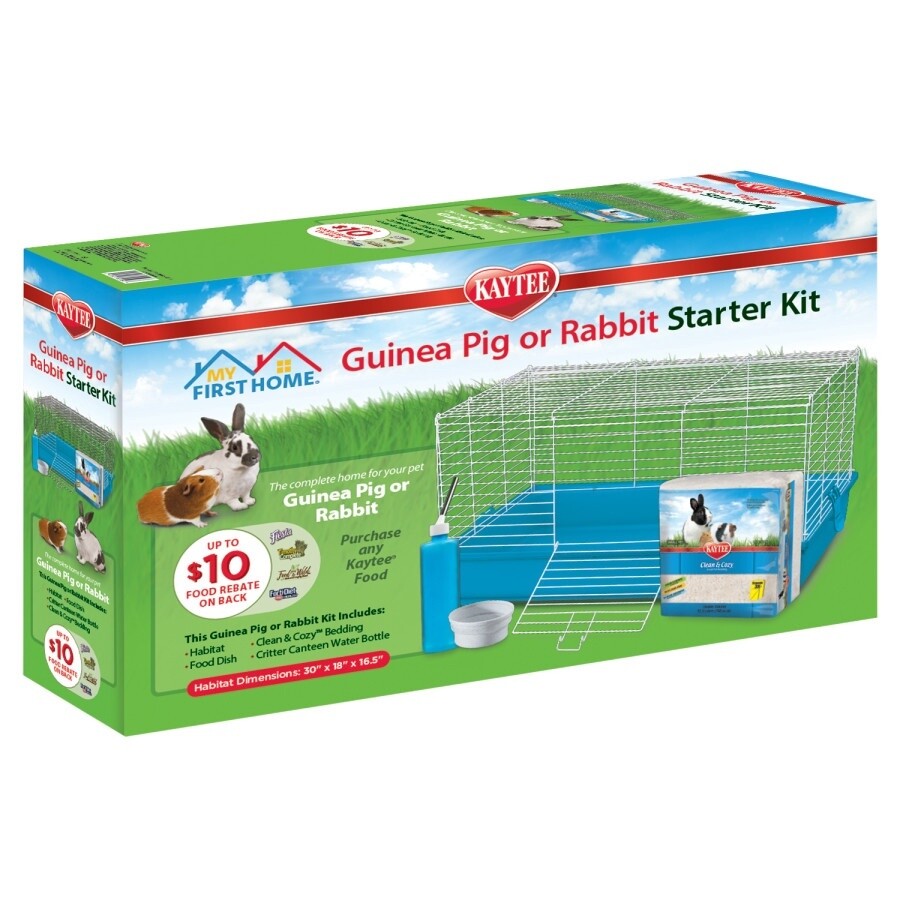 Kaytee My First Home Guinea Pig or Rabbit Starter Kit 1ea/30 in X 18 in X 16.5 in