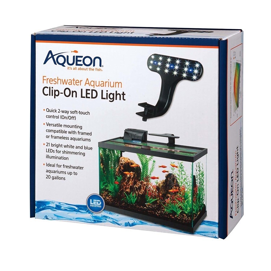 Aqueon Freshwater Aquarium Clip-On LED Light 1ea/One Size