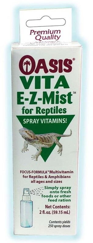 Oasis VITA E-Z-Mist Vitamins Spray for Reptiles 1ea/2 fl oz