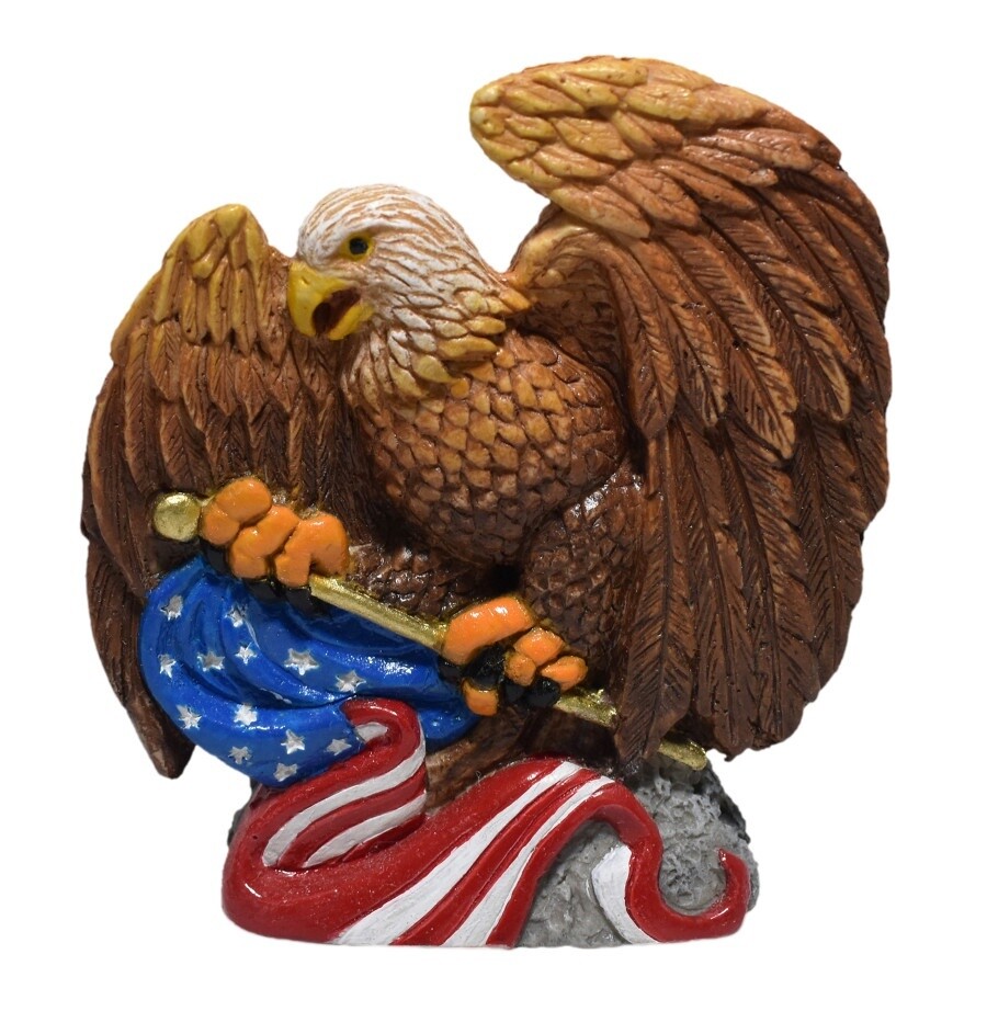 Hikari USA American Hero Series American Eagle Resin Ornament 1ea/4.5 in