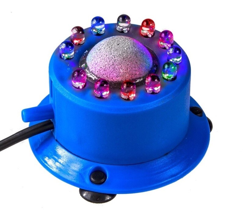 Penn-Plax Round LED Air Stone Blue, 1ea/3 In X 2 in