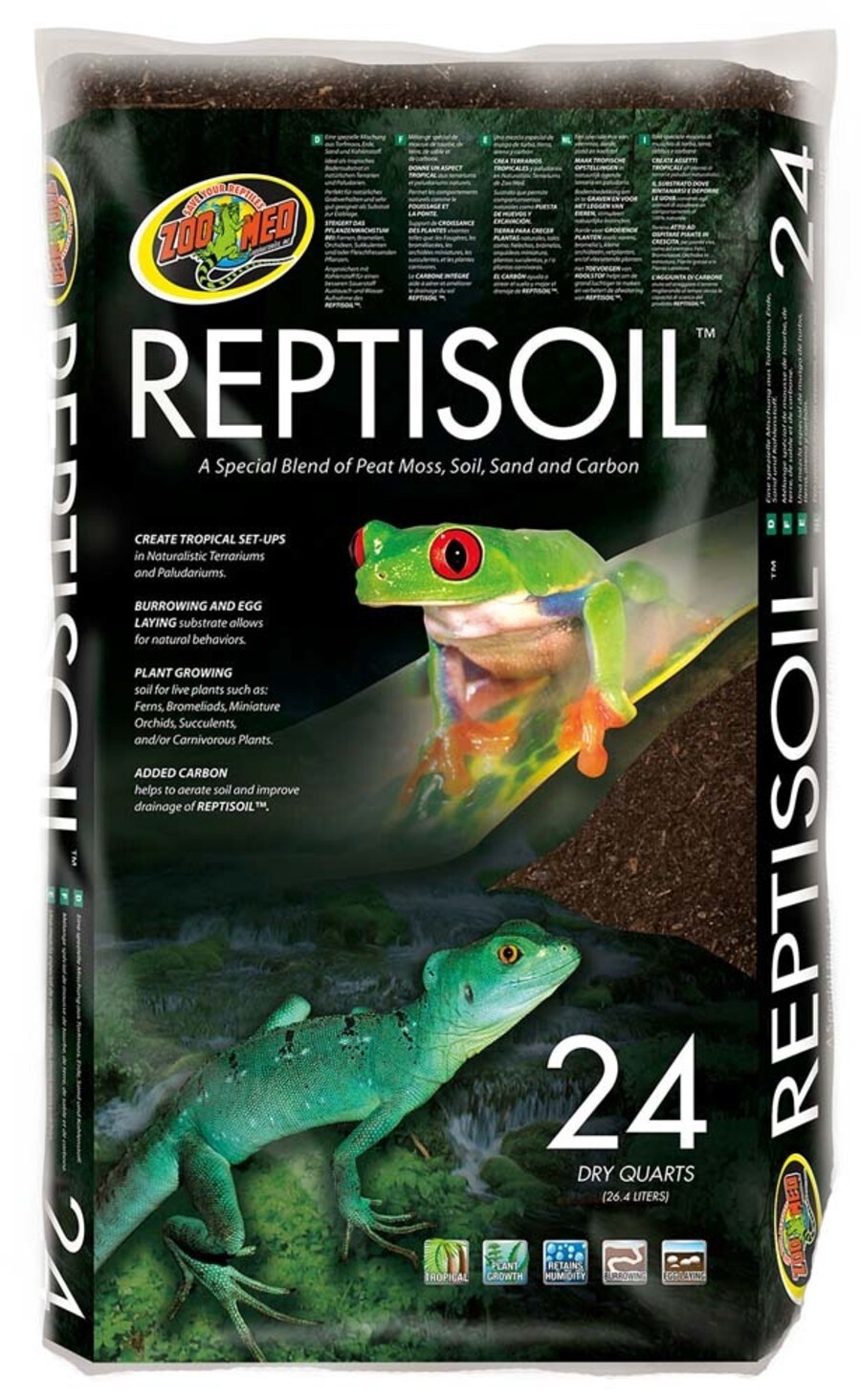 Zoo Med Repti Soil Brown, 1ea/24 qt