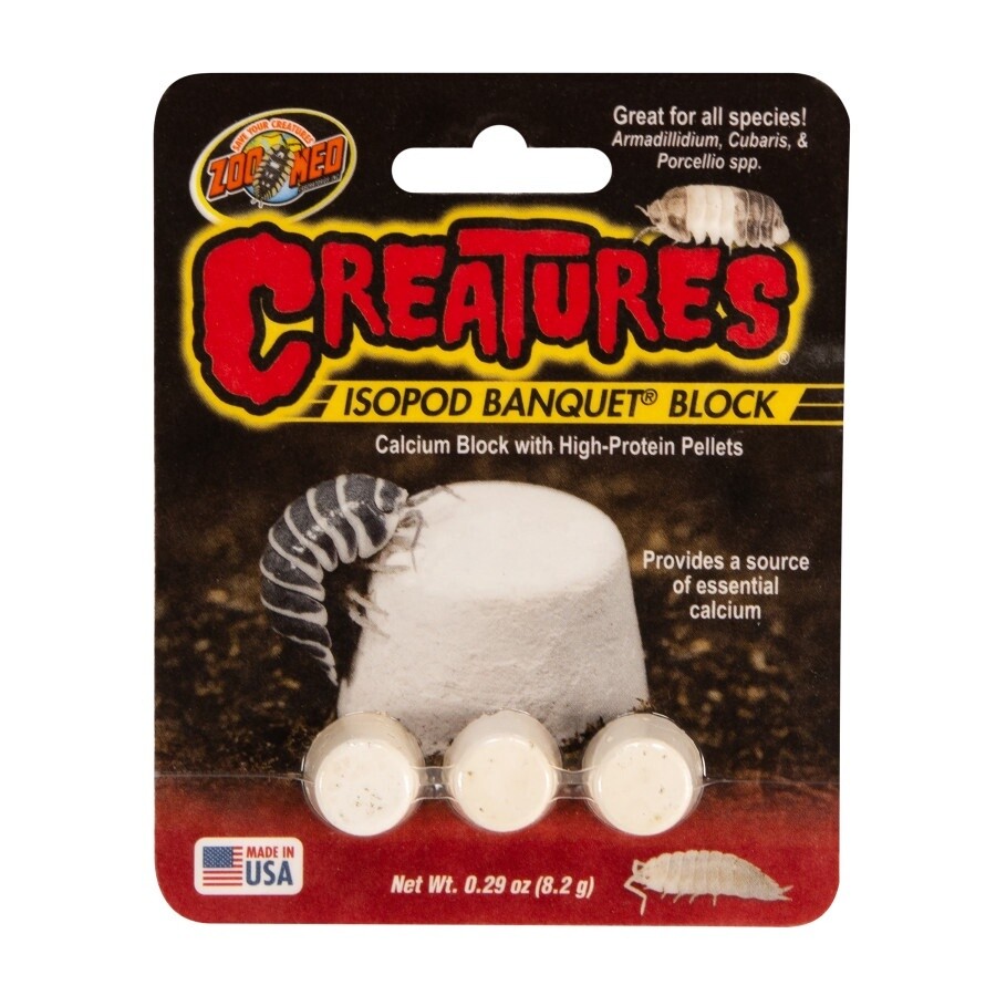 Zoo Med Creatures Isopod Banquet Block 1ea/SM