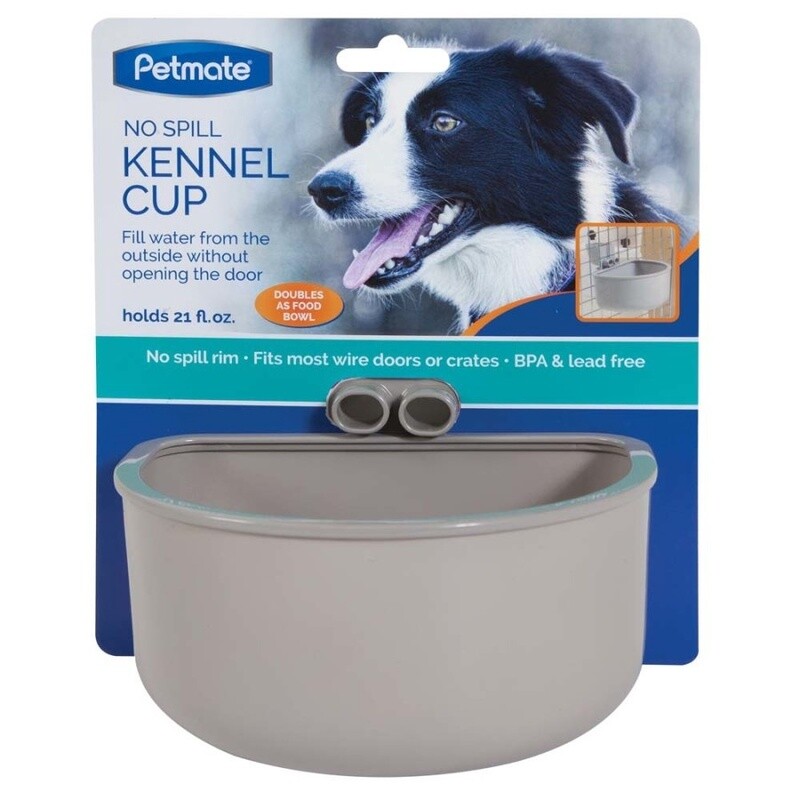 No Spill Kennel Cup.  Single.