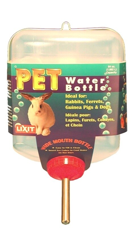 Lixit Square Opaque Water Bottle Rabbit White, Purple, 1ea