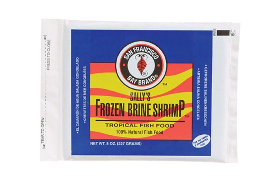 San Francisco Bay Brand Brine Shrimp Frozen Fish Food 1ea/8 oz