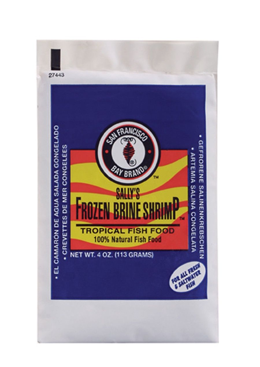 San Francisco Bay Brand Brine Shrimp Frozen Fish Food 1ea/4 oz