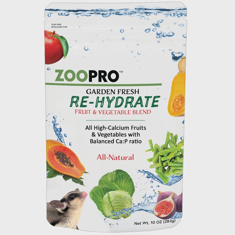 zoo pro garden fresh re-hydrate fruit and vegtable blend