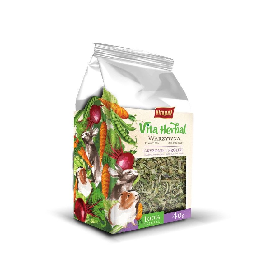 A &amp; E Cages Vitapol Vita Herbal Vegetable Patch Mix 1ea/40 g