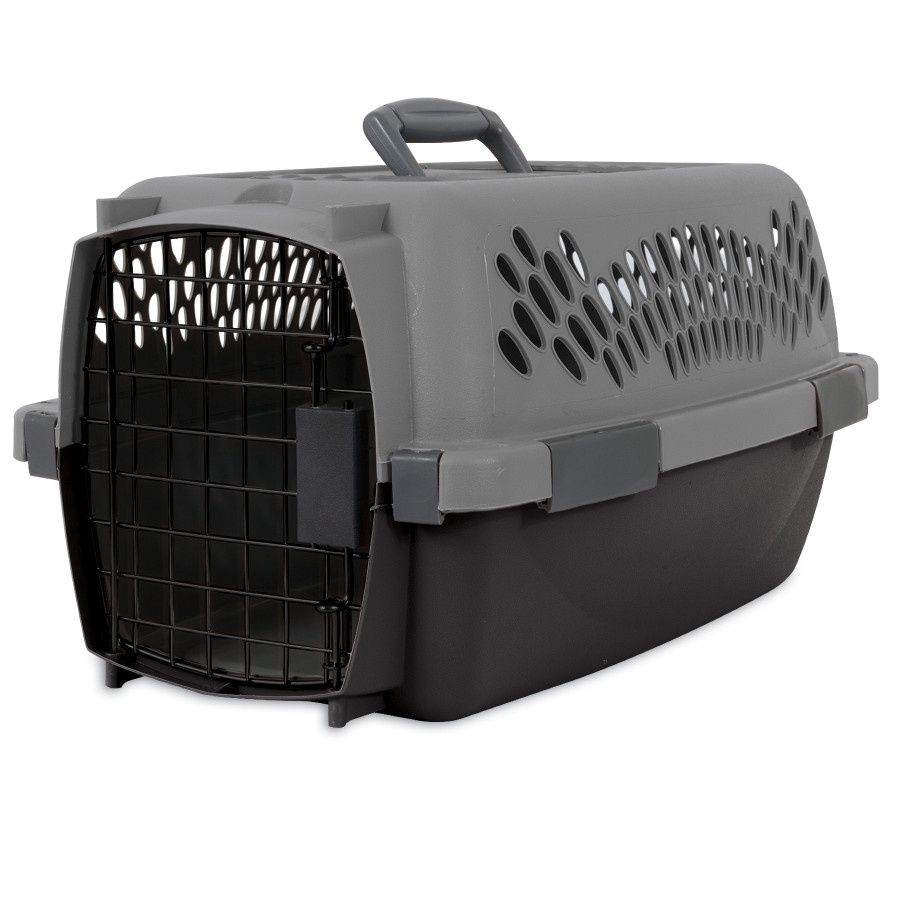 Aspen Porter Traditional Dog Kennel Hard-Sided, Light Gray, 1ea/19 in