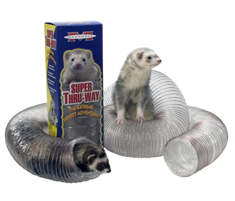 Marshall Pet Products Ferret Super Thru-Way Tunnel Toy Copper, 1ea/15 ft