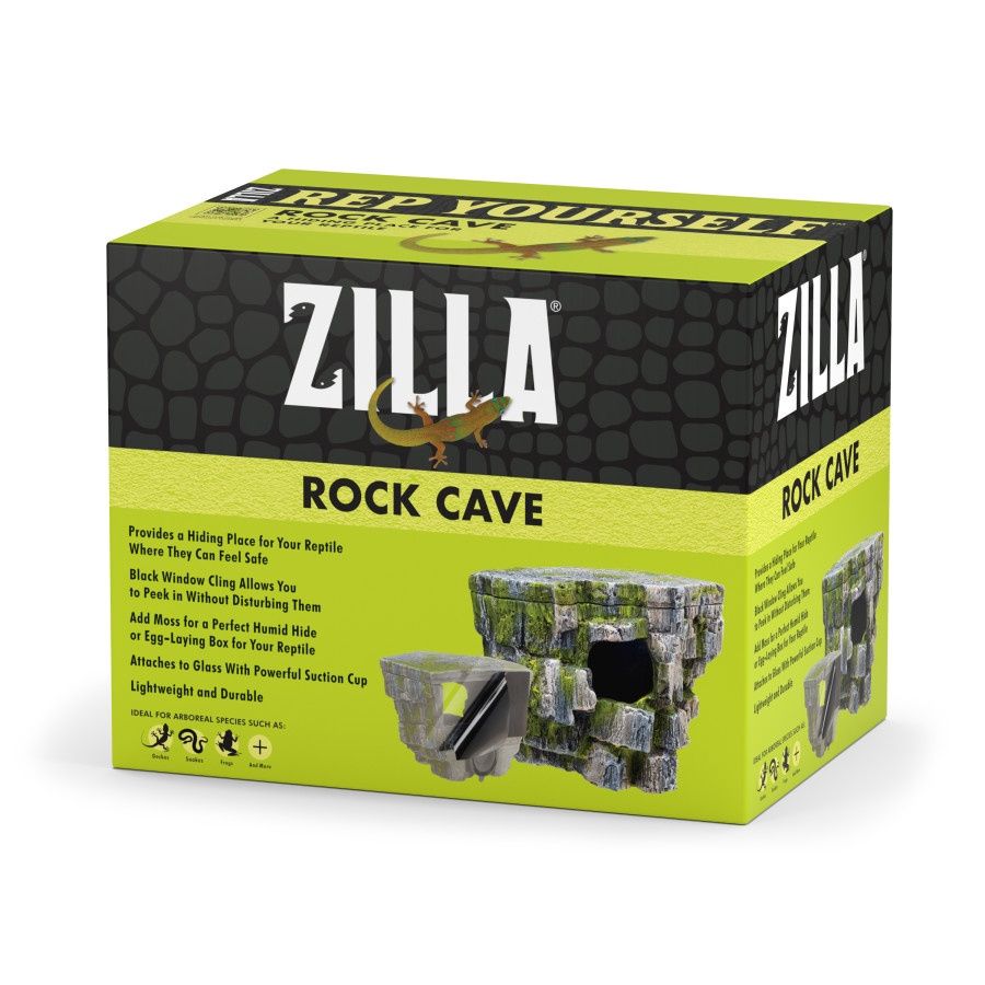 Zilla Vertical Décor Rock Cave, 1ea/8.75 X 5.875 X 7.25 in