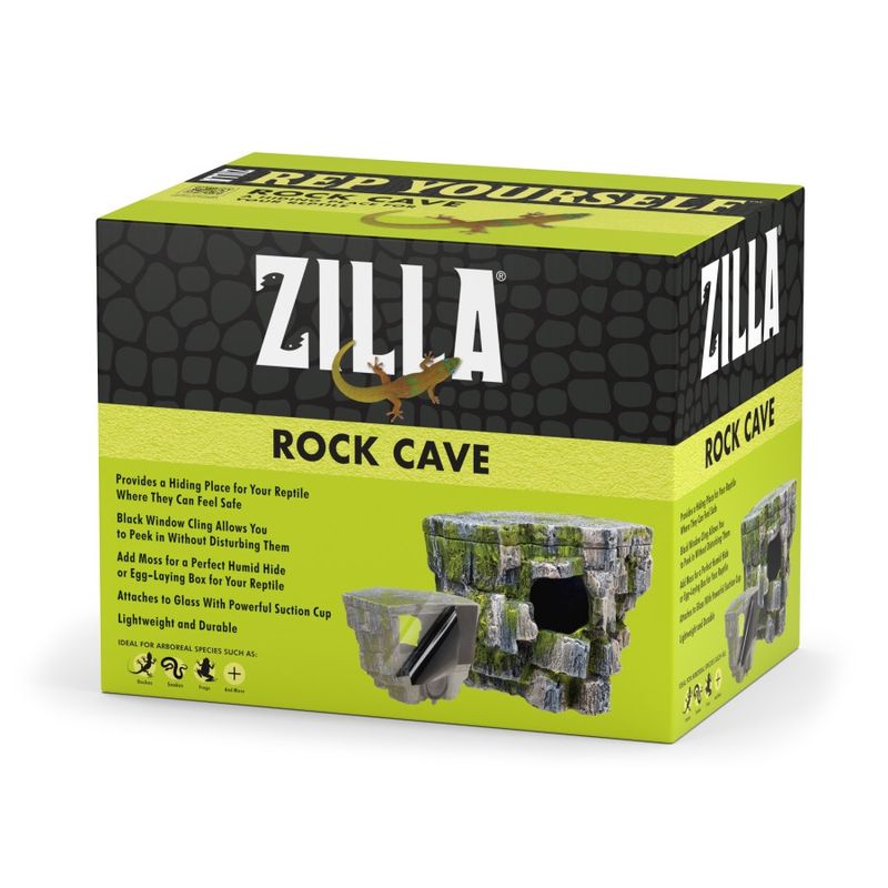 Zilla Vertical Décor Rock Cave, 1ea/8.75 X 5.875 X 7.25 in