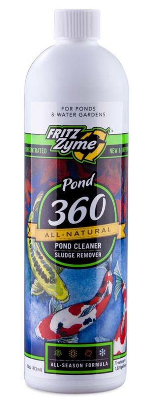 Fritz Pond FritzZyme 360 Liquid Biological Conditioner 1ea/16 fl oz