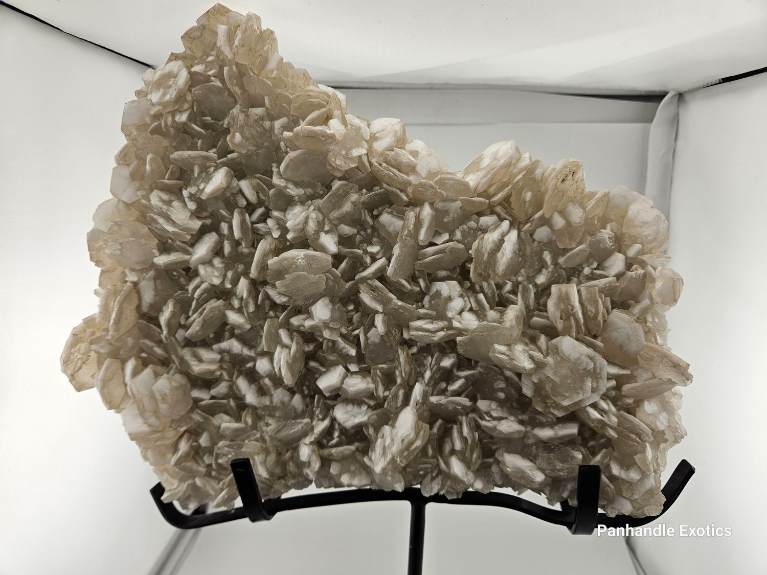Rose Petal Calcite, double sided!  Museum quality!