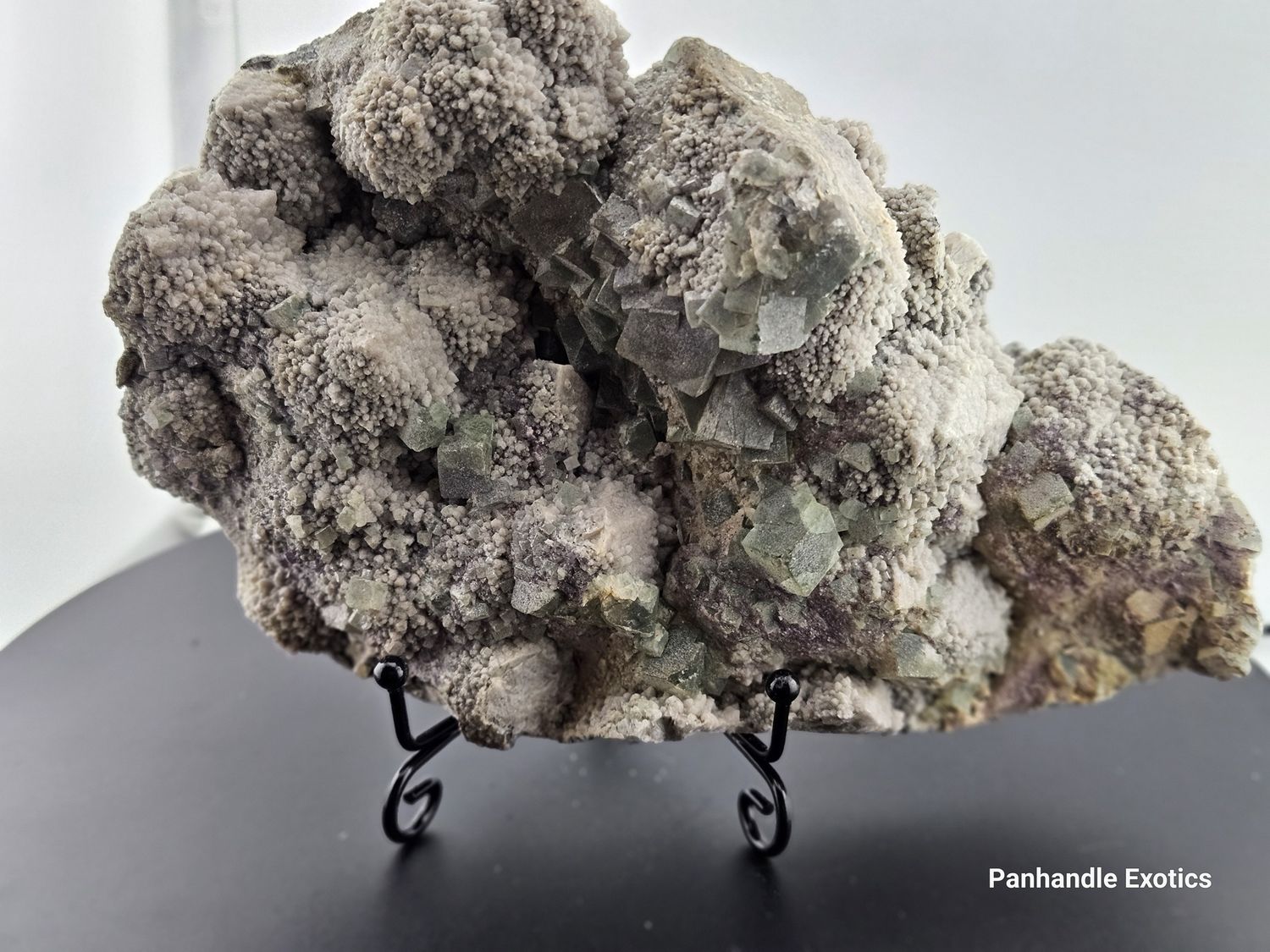 Green Fluorite w/Quartz