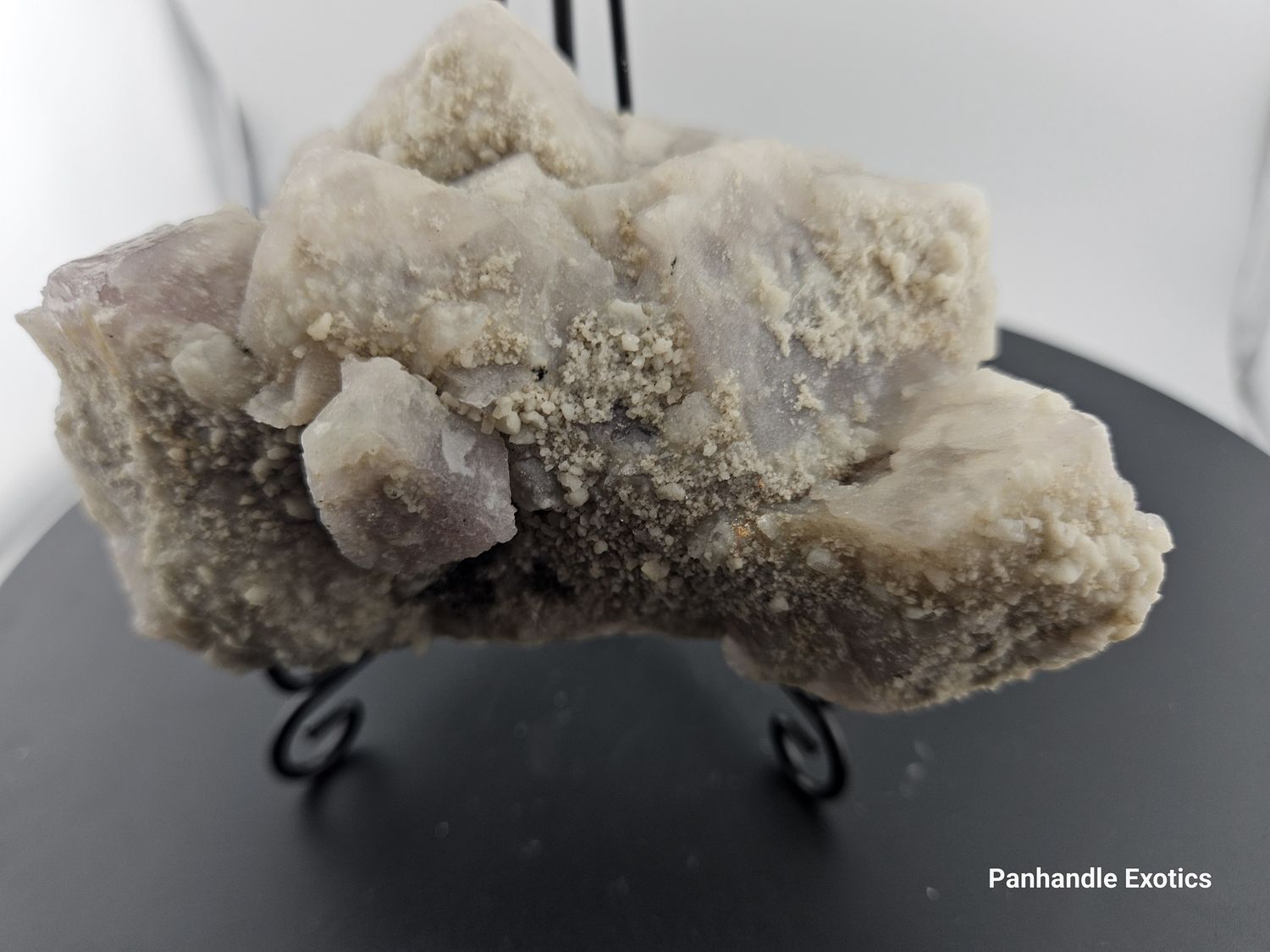 Purple Fluorite w/Calcite