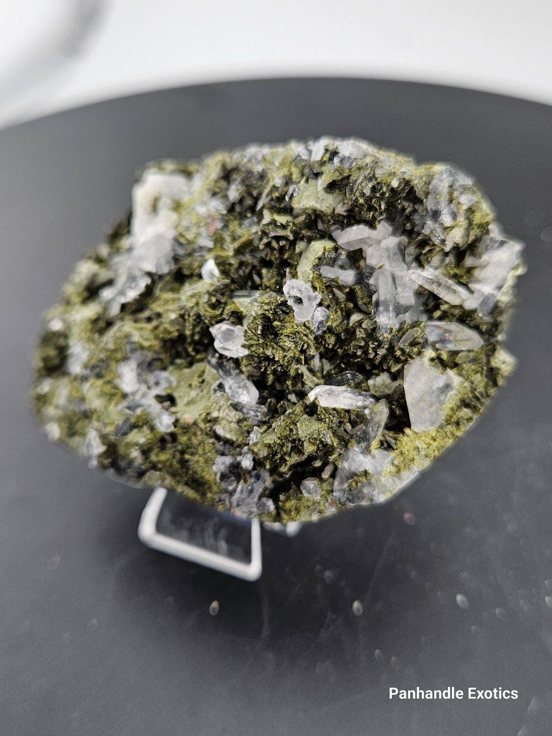Epidote &amp; Clear Quartz