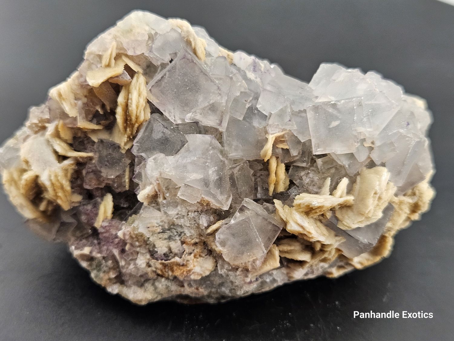 Baby Blue Fluorite w/Calcite
