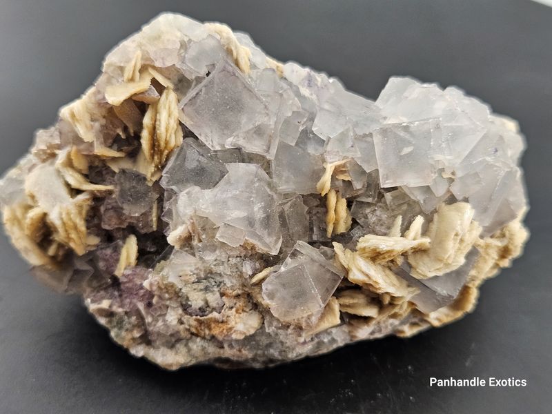 Baby Blue Fluorite w/Calcite