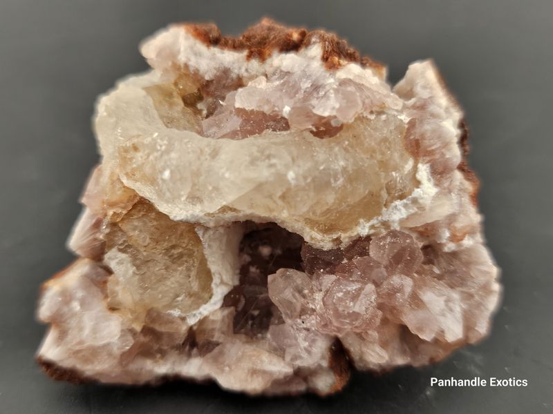 Pink Amethyst w/Calcite