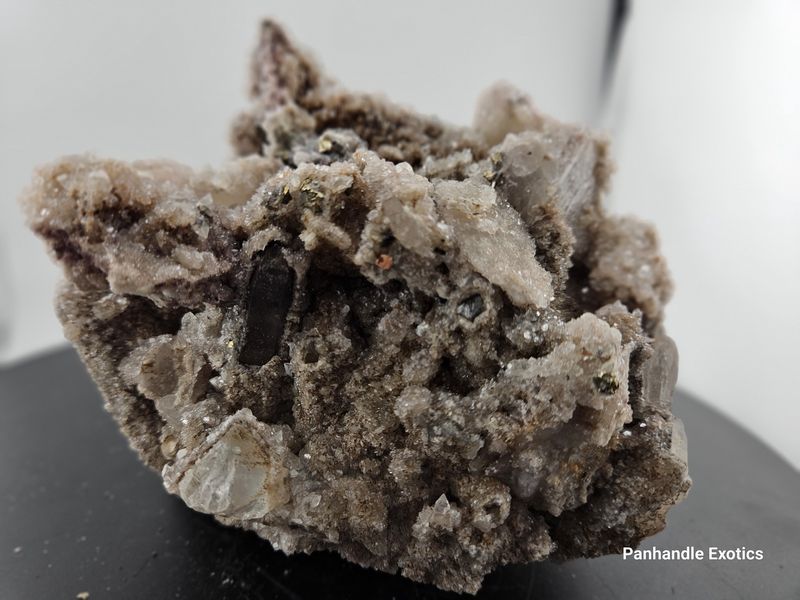 Druzy Quartz w/Pyrite