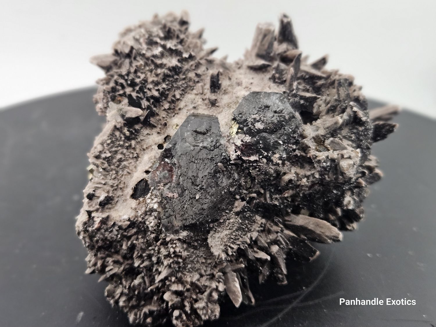 Dog tooth Calcite w/Pyrite
