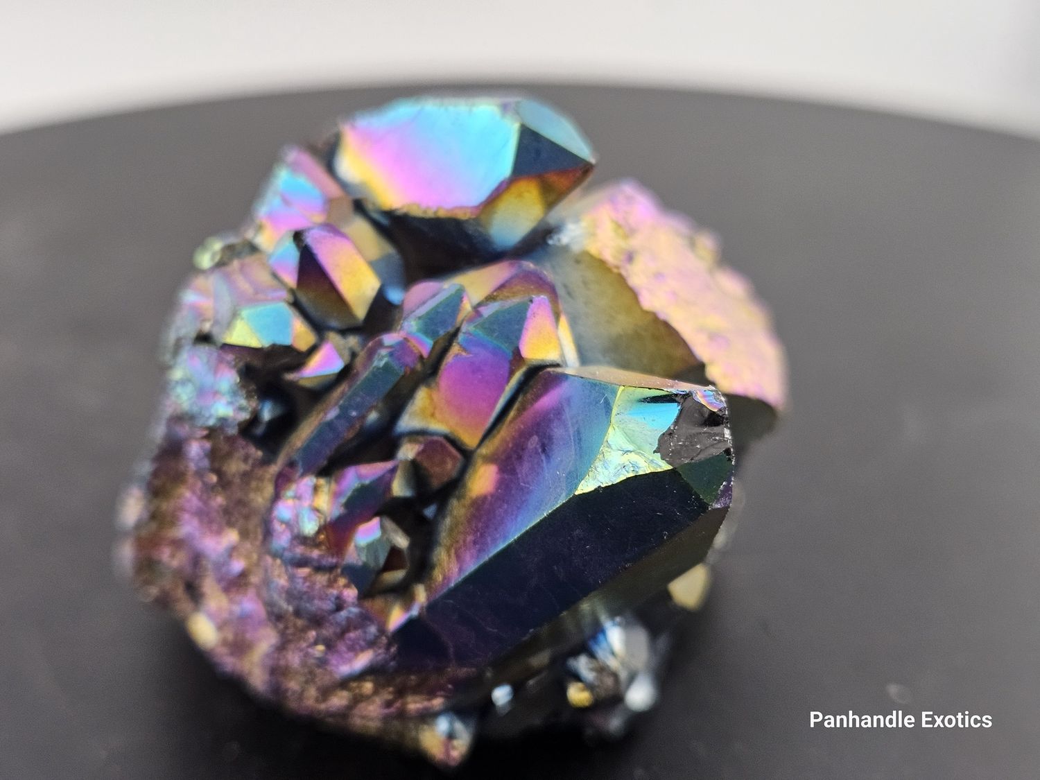 Rainbow Aura Crystal (synthecit)